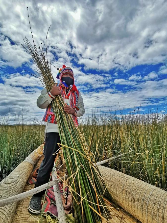 Вилла Uros Caminos Del Titicaca Peru Пуно Экстерьер фото