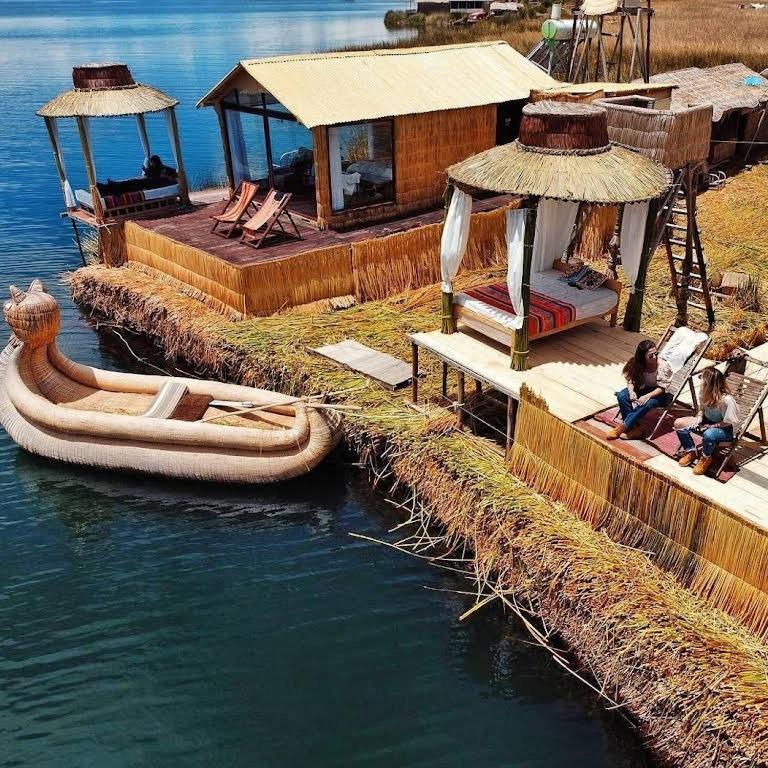 Вилла Uros Caminos Del Titicaca Peru Пуно Экстерьер фото