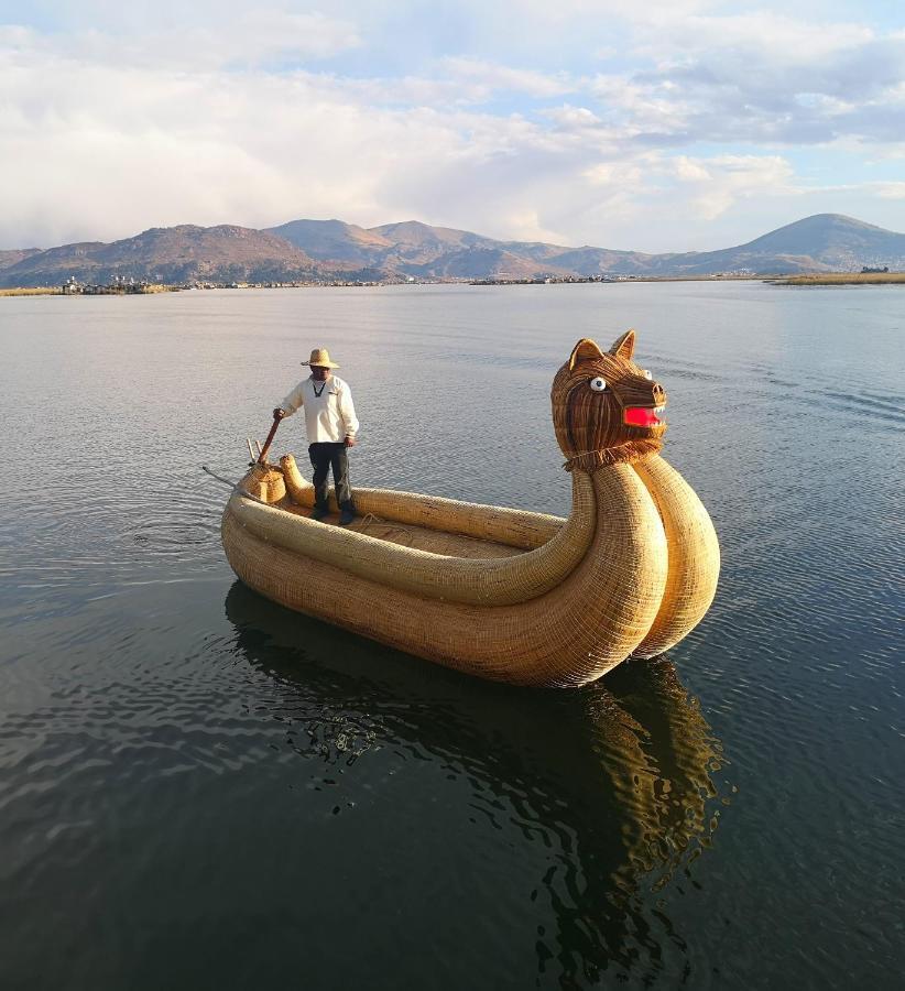 Вилла Uros Caminos Del Titicaca Peru Пуно Экстерьер фото